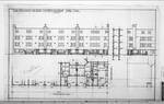 Bouwtekening (vervallen) ontwerp ombouw tot winkels.
<br/>
Archief Baanders, Stadsarchief Amsterdam, 1928